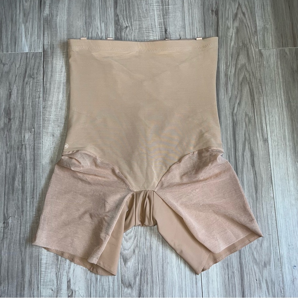 Honeylove High-Waist Shapewear Shorts - Beige